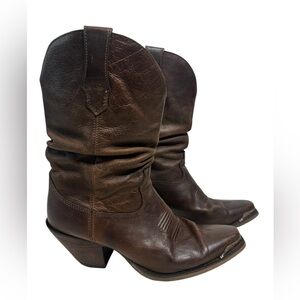 Durango Womens Size 7M Crush Brown 10" Sultry Slouch Western Cowboy Boot RD3494